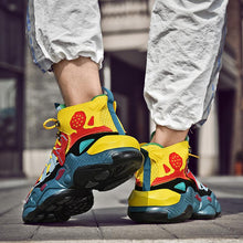 Load image into Gallery viewer, RENEGADE 'War Zone' X9X Sneakers - Yellow/Red/Green