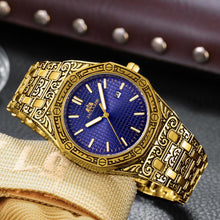 Load image into Gallery viewer, MLB 'Warren' Luxury Engraved Vintage Watch