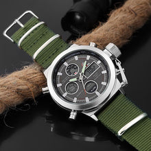 Load image into Gallery viewer, Luxury Military Chronograph Watch - Nylon Strap