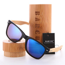 Load image into Gallery viewer, Retro Bamboo Wood Polarized Sunglasses
