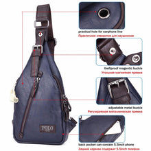 Load image into Gallery viewer, Luxury Leather Sling Bag - 5 Colors