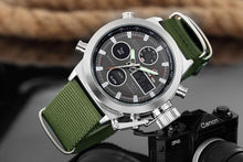 Load image into Gallery viewer, Luxury Military Chronograph Watch - Nylon Strap