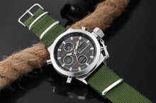 Load image into Gallery viewer, Luxury Military Chronograph Watch - Nylon Strap