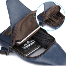 Load image into Gallery viewer, Premium Leather Theft-proof Chest/Crossbody Bag