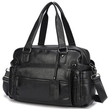 Load image into Gallery viewer, Luxury Leather Multipurpose Business Briefcase/Duffel Bag