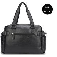 Load image into Gallery viewer, Luxury Leather Multipurpose Business Briefcase/Duffel Bag