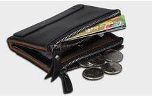 Load image into Gallery viewer, Genuine Leather Zipper Wallet - 5 Colors