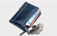 Load image into Gallery viewer, Genuine Leather Zipper Wallet - 5 Colors