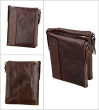 Load image into Gallery viewer, Genuine Leather Zipper Wallet - 5 Colors
