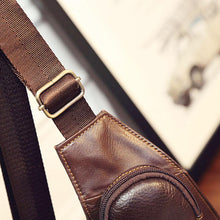 Load image into Gallery viewer, Vintage Genuine Leather Sling Chest Bag