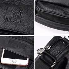 Load image into Gallery viewer, Genuine Raw Leather Messenger Bag