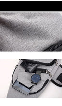 Load image into Gallery viewer, Casual Chest/Crossbody Bag with USB - 3 Colors