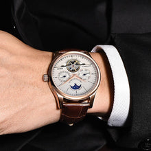 Load image into Gallery viewer, Luxury Tourbillon Automatic Leather Watch