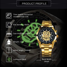 Load image into Gallery viewer, Luxury Skeleton SKULL Mechanical Watch