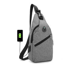 Load image into Gallery viewer, Oxford Crossbody/Sling Bag w/ USB Port