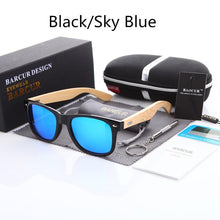 Load image into Gallery viewer, Retro Bamboo Wood Polarized Sunglasses