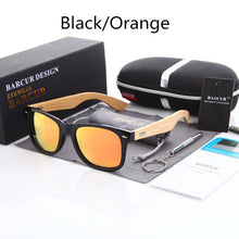 Load image into Gallery viewer, Retro Bamboo Wood Polarized Sunglasses