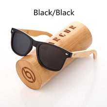 Load image into Gallery viewer, Retro Bamboo Wood Polarized Sunglasses