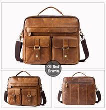 Load image into Gallery viewer, Premium Genuine Leather Briefcase - 11 Different Colors