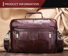 Load image into Gallery viewer, Luxury Genuine Leather Business Briefcase/Shoulder Bag