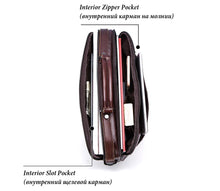 Load image into Gallery viewer, Luxury Genuine Leather Business Briefcase/Shoulder Bag