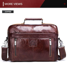 Load image into Gallery viewer, Luxury Genuine Leather Business Briefcase/Shoulder Bag