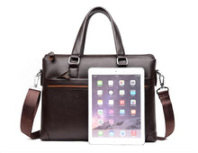 Load image into Gallery viewer, Premium Leather Modern Briefcase & Wallet - 2 Colors