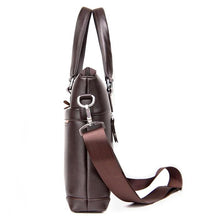 Load image into Gallery viewer, Premium Leather Modern Briefcase & Wallet - 2 Colors
