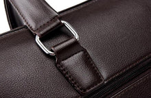 Load image into Gallery viewer, Premium Leather Modern Briefcase & Wallet - 2 Colors
