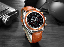 Load image into Gallery viewer, Luxury Automatic Bond Chrono Watch - Leather Strap