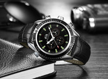 Load image into Gallery viewer, Luxury Automatic Bond Chrono Watch - Leather Strap