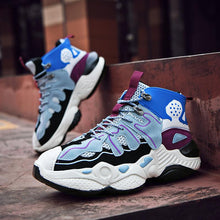 Load image into Gallery viewer, RENEGADE &#39;War Zone&#39; X9X Sneakers - Off-White/Blue/Grape
