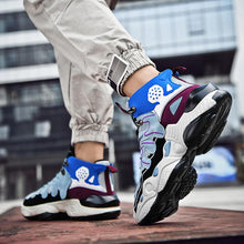 Load image into Gallery viewer, RENEGADE &#39;War Zone&#39; X9X Sneakers - Off-White/Blue/Grape
