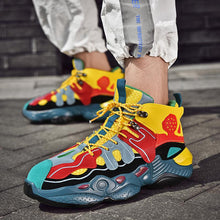 Load image into Gallery viewer, RENEGADE &#39;War Zone&#39; X9X Sneakers - Yellow/Red/Green
