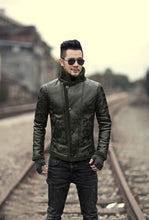 Load image into Gallery viewer, Padrone Luxury Leather Lamb Wool Jacket
