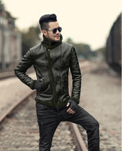 Load image into Gallery viewer, Padrone Luxury Leather Lamb Wool Jacket
