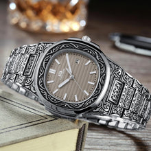 Load image into Gallery viewer, MLB &#39;Henry&#39; Luxury Engraved Vintage Watch
