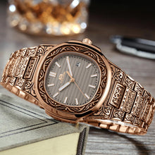 Load image into Gallery viewer, MLB &#39;Henry&#39; Luxury Engraved Vintage Watch
