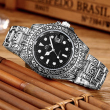 Load image into Gallery viewer, MLB &#39;Oscar&#39; Luxury Engraved Vintage Watch
