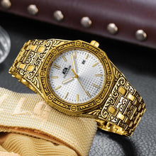 Load image into Gallery viewer, MLB &#39;Warren&#39; Luxury Engraved Vintage Watch
