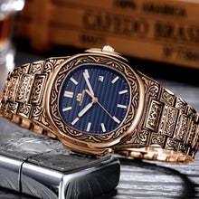 Load image into Gallery viewer, MLB &#39;Henry&#39; Luxury Engraved Vintage Watch

