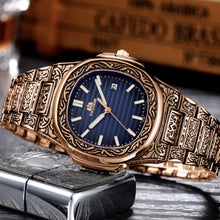 Load image into Gallery viewer, MLB &#39;Henry&#39; Luxury Engraved Vintage Watch

