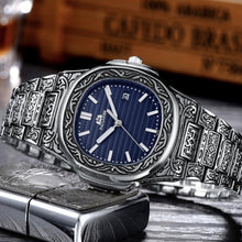 Load image into Gallery viewer, MLB &#39;Henry&#39; Luxury Engraved Vintage Watch
