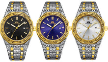 Load image into Gallery viewer, MLB &#39;Warren&#39; Luxury Engraved Vintage Watch
