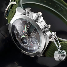 Load image into Gallery viewer, Luxury Military Chronograph Watch - Nylon Strap
