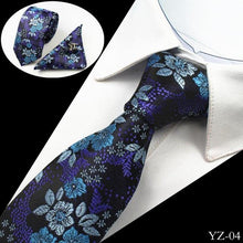 Load image into Gallery viewer, Premium Jacquard Silk Necktie/Pocket Square/Cufflinks Set - 10 Colors
