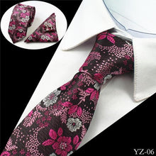 Load image into Gallery viewer, Premium Jacquard Silk Necktie/Pocket Square/Cufflinks Set - 10 Colors
