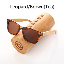 Load image into Gallery viewer, Retro Bamboo Wood Polarized Sunglasses
