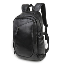Load image into Gallery viewer, Leather Waterproof Laptop Backpack

