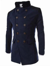 Load image into Gallery viewer, Premium Double Breasted Wool Blend Peacoat
